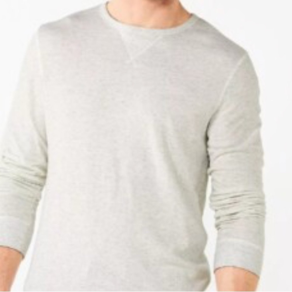 Sonoma Men’s Light Gray Long Sleeve Tee XL